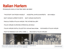 Tablet Screenshot of italianharlem.com
